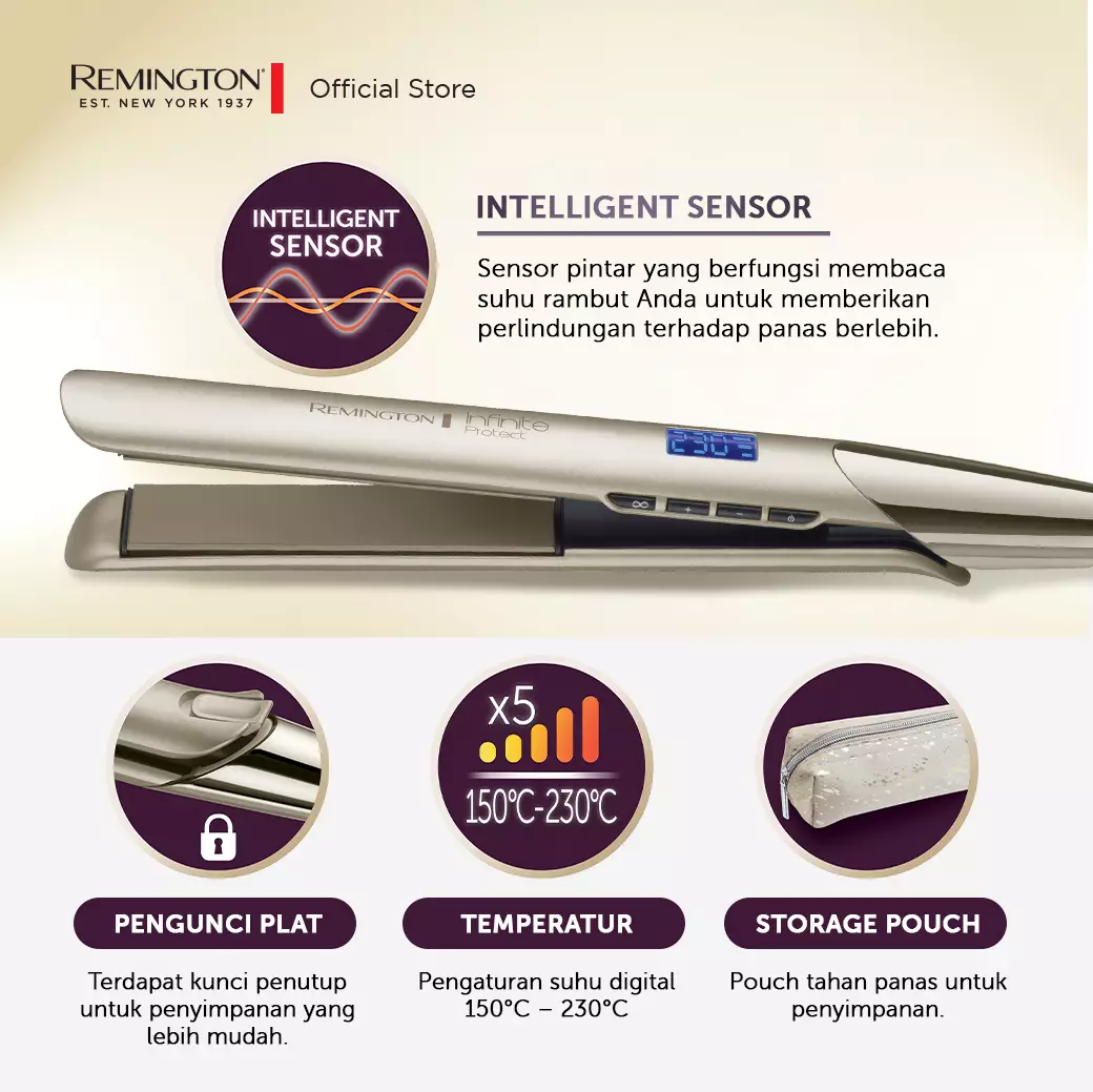 Paket Remington Hairdryer D2400 - Catokan S8605