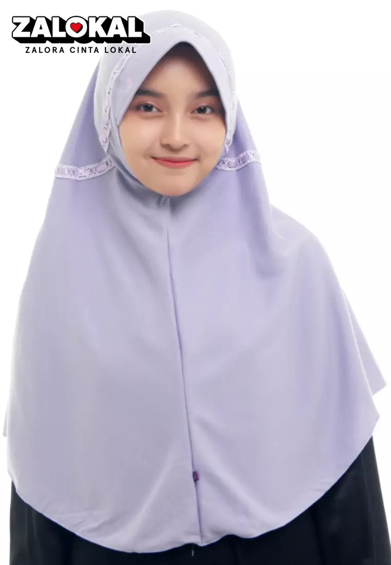 RABBANI - Kerudung Sekolah Instan Hemy KAA - Lilac