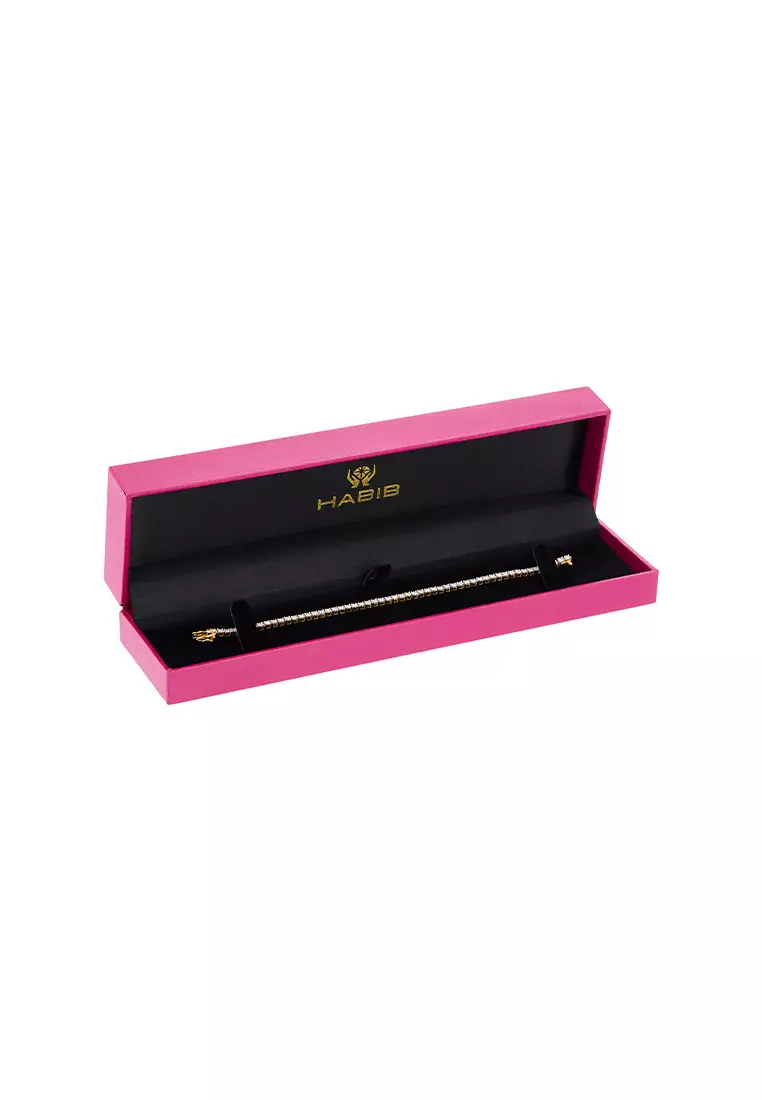 HABIB Diamond Bracelet in 750/18K White Gold 67242