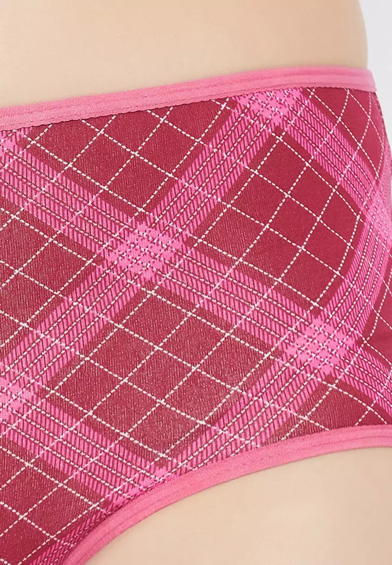 Pack of 3 High Waist Hipster Panties - Cotton