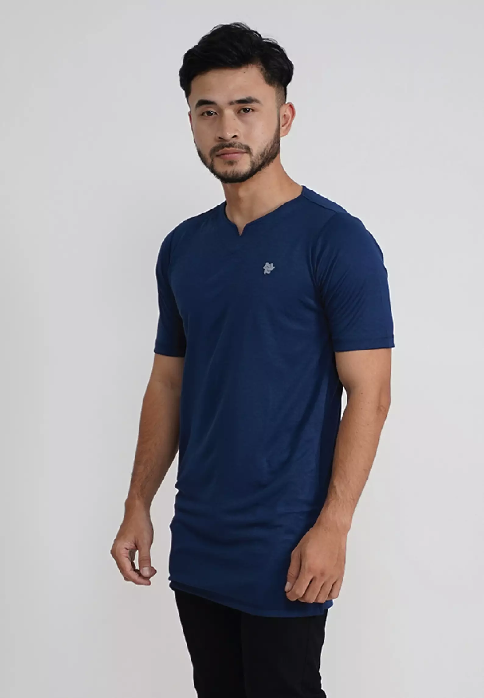 Tiento Baju Muslim Koko Kurta 3in1 Basic Navy
