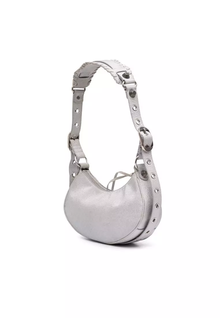 Pre-Loved Balenciaga Sparkling Fabric Motocross Le Cagole Xs