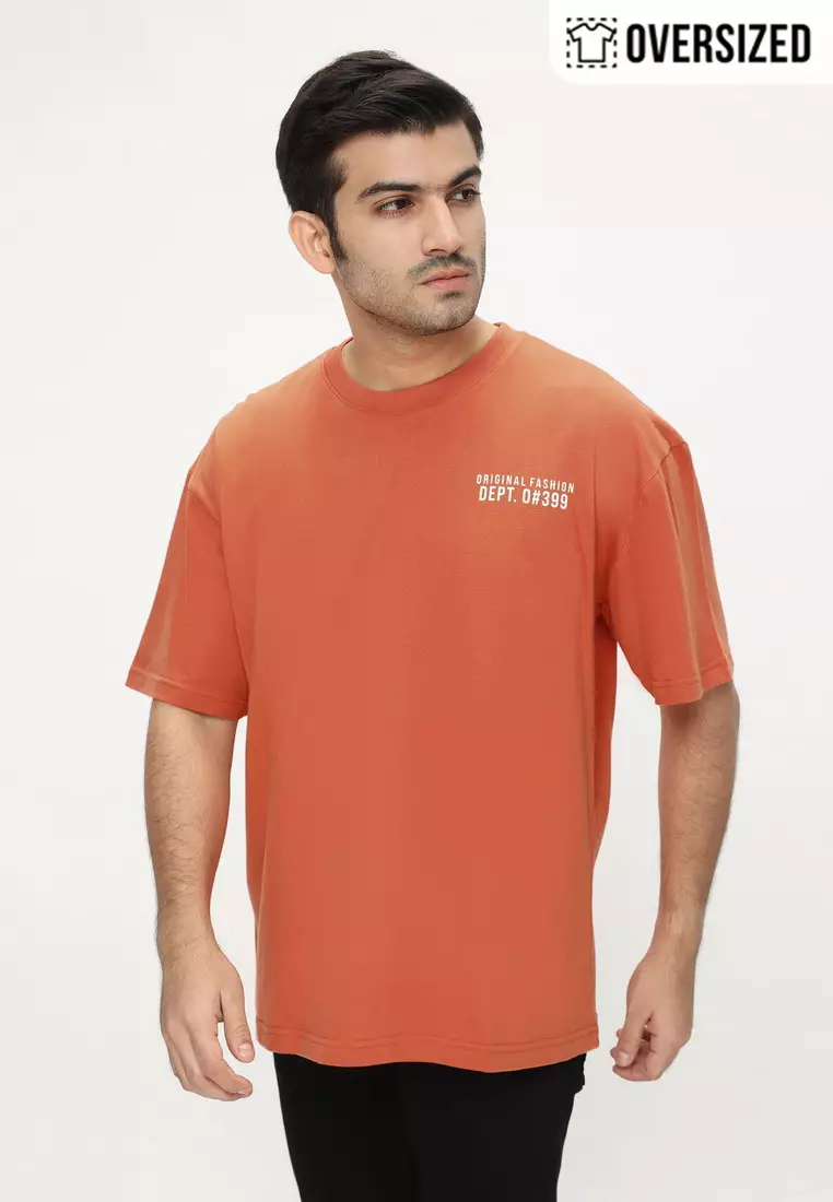 NX T-Shirt Cotton Combed Tebal Oversized Pria 2079370491