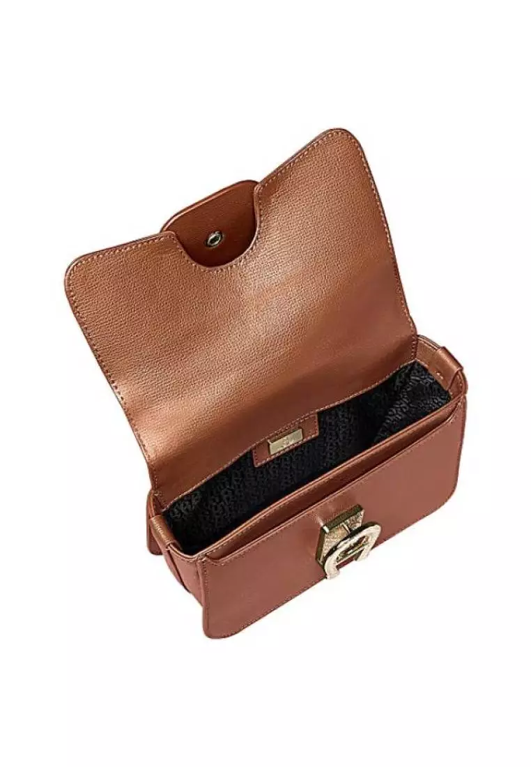 Aigner Verona Crossbody Bag S Cognac Brown