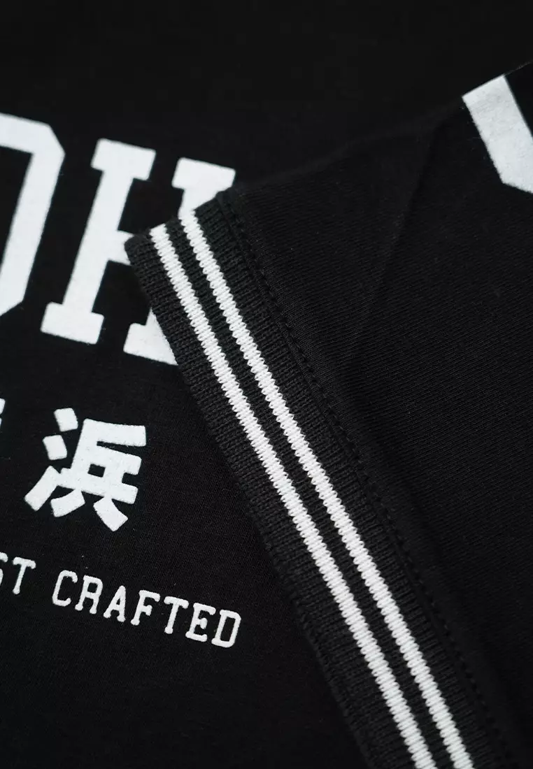 Ryusei Kaos Pria Yokohama Black