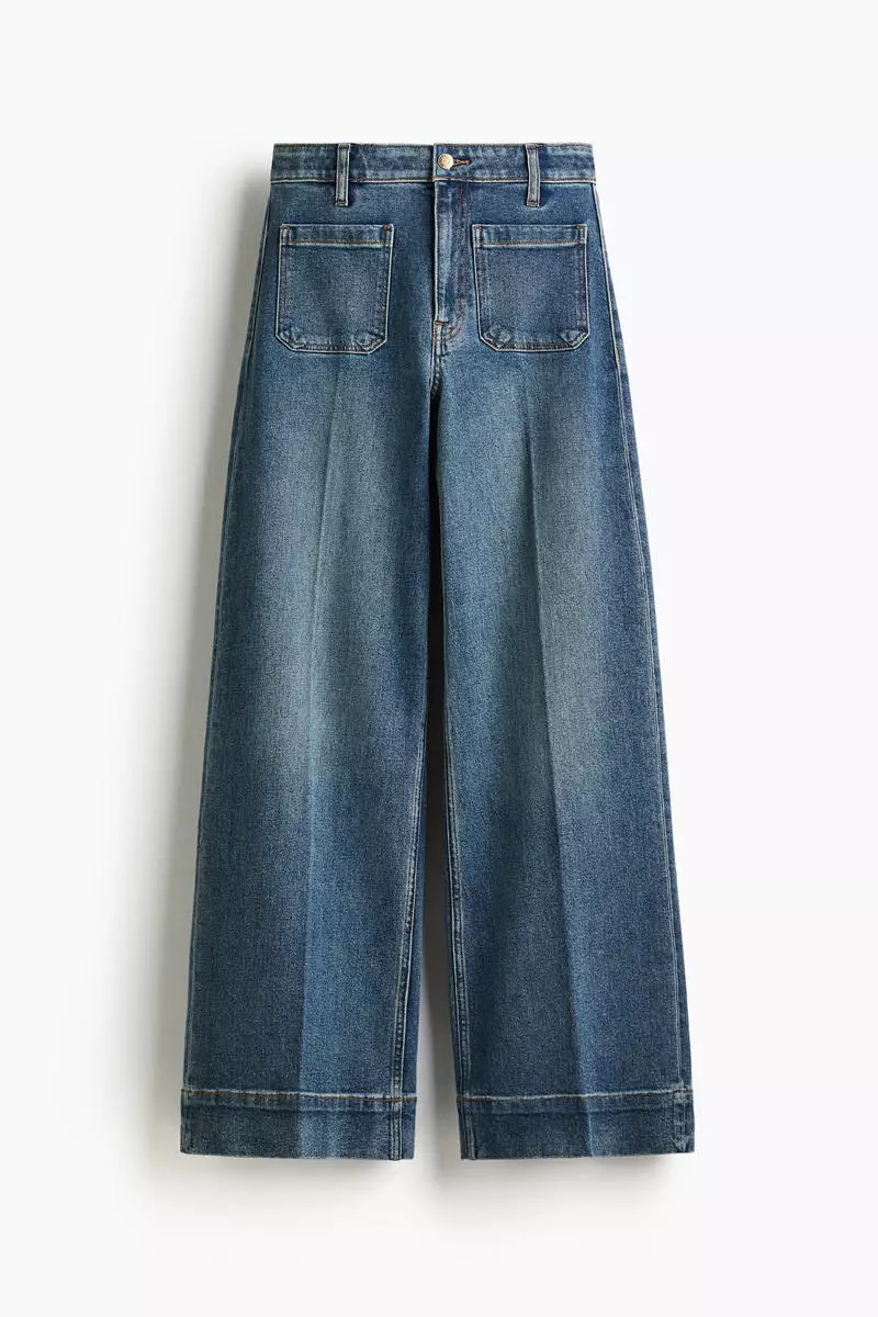 Wide High Jeans