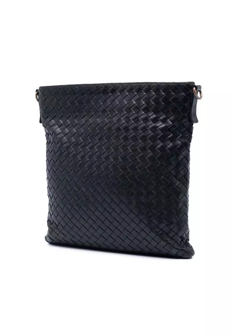 Pre-Loved Bottega Veneta Nappa Intrecciato Vn Crossbody
