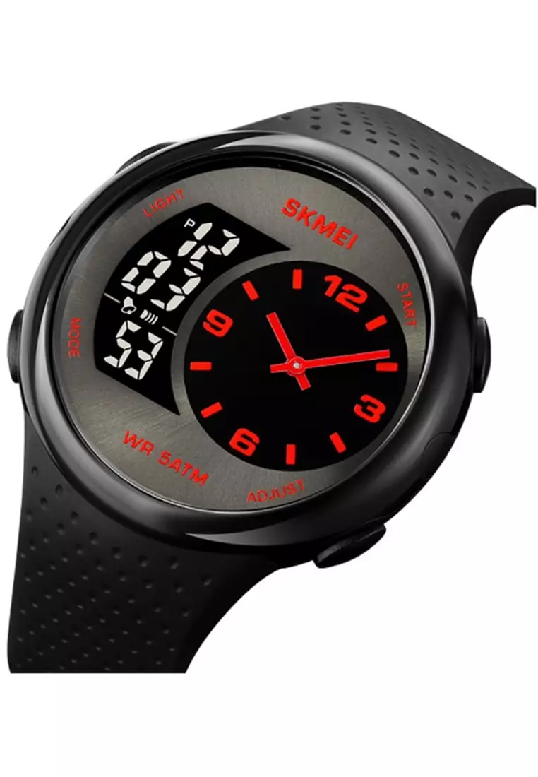 Jam Tangan Analog Digital Pria Waterproof Many Function Strap Tali Material Silicone GN50 ORIGINAL