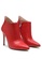 Rag & CO. red LOLITA Woven Texture Stiletto Boot in Red 51530SH216649FGS_2