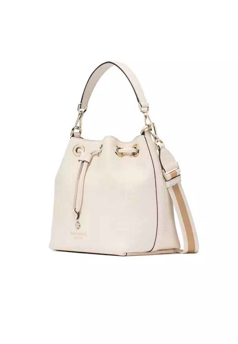 Drawstring Bags Kate Spade Bucket Bag White Kate Spade New York