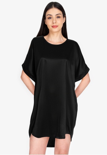 Chictees black Cindy Shirt Dress C912FAAADA90ECGS_1