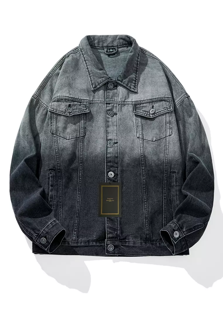 復古水洗牛仔外套 LK-HTS612