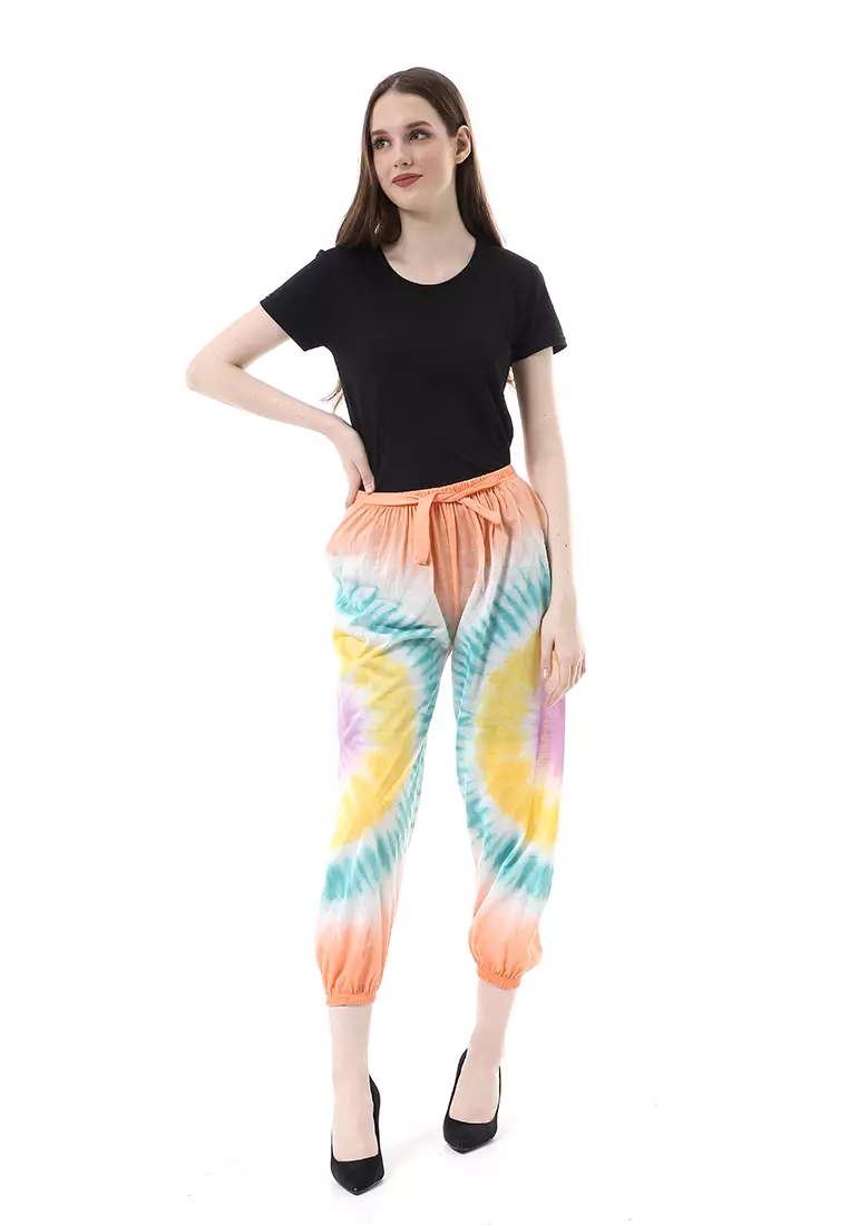 Airani Joger Aladin Bawahan Wanita Relaxed Fit Premium Quality - C Oren