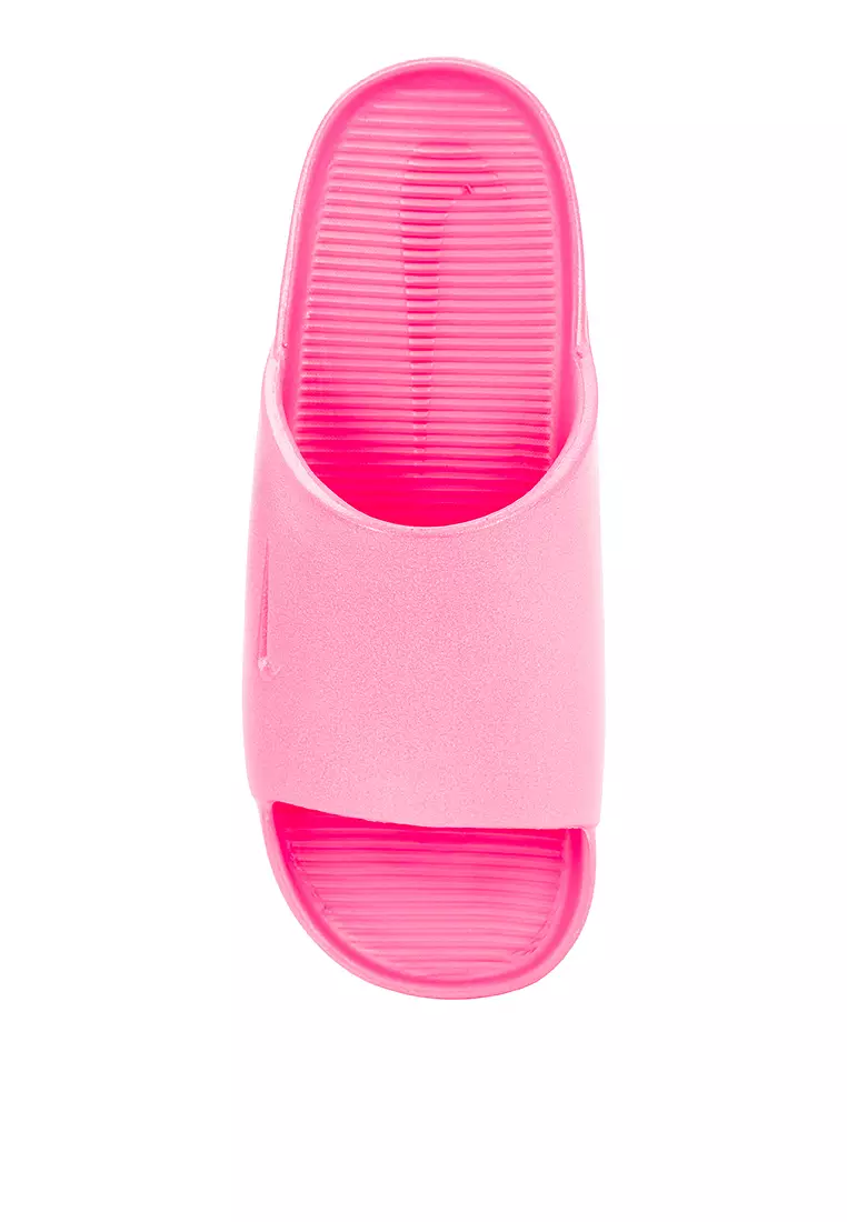 Neon pink nike slides on sale