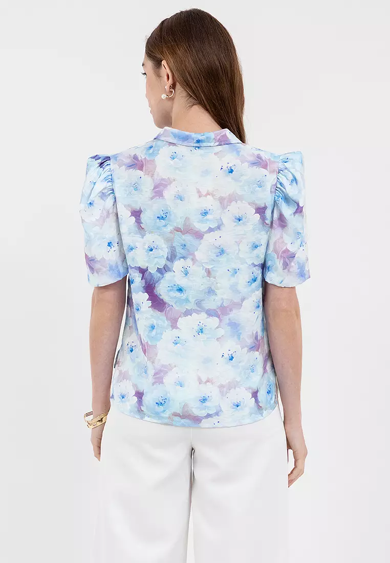 AEMIE Filipiniana Butterfly Sleeves Blouse