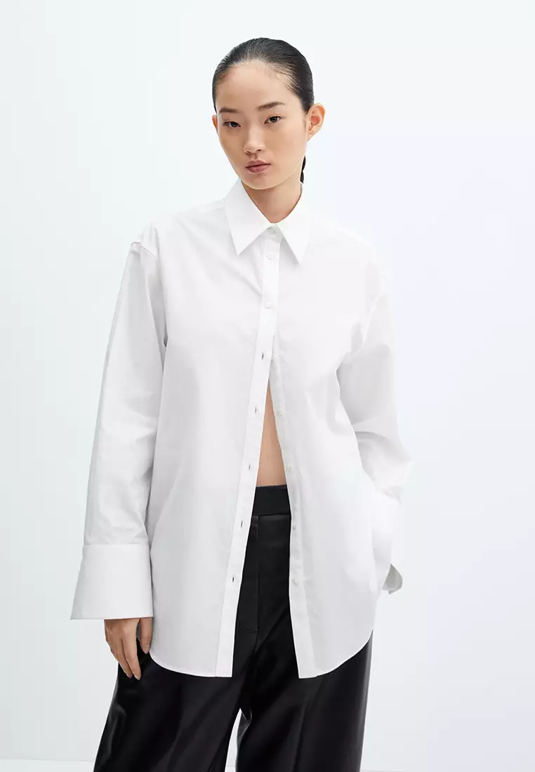 mango oversized shirt