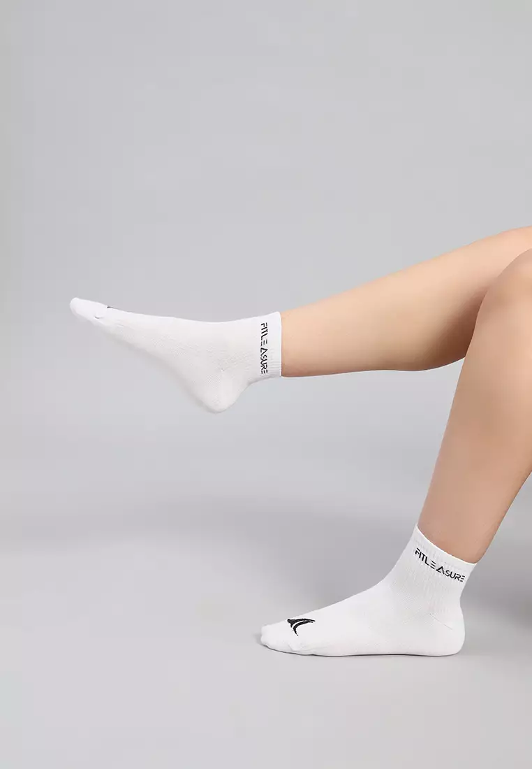 Kaus Kaki Latihan Bambu Pergelangan Kaki Tinggi Sehari-hari