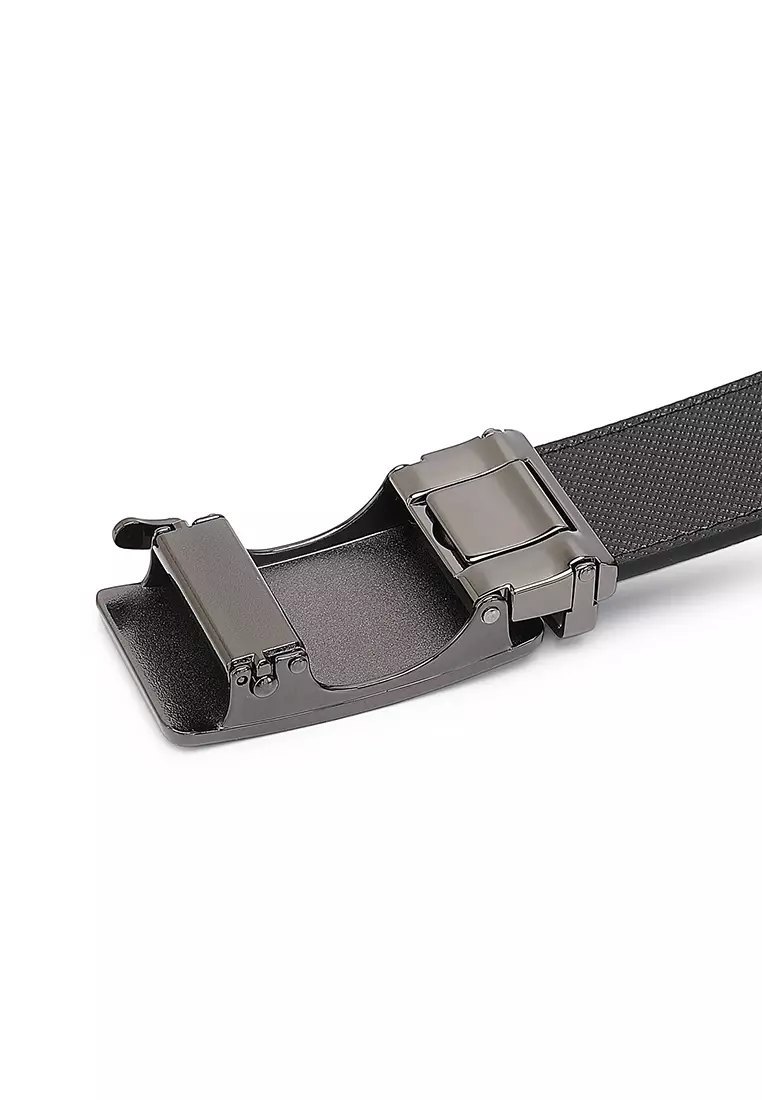Men's 35mm Automatic Buckle Belt - Black