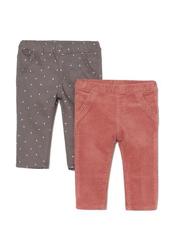 H&M grey and pink and multi 2-Pack Treggings BBD60KAB3AA5A3GS_1