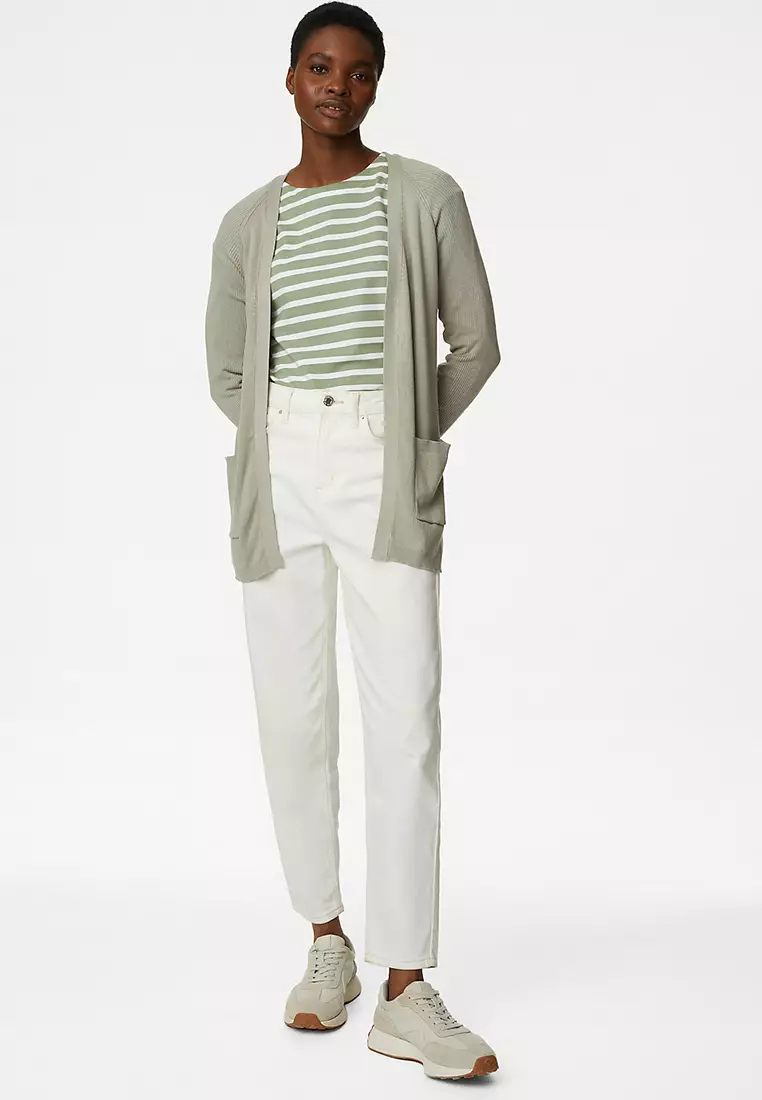 Edge to edge cardigan marks and spencer on sale