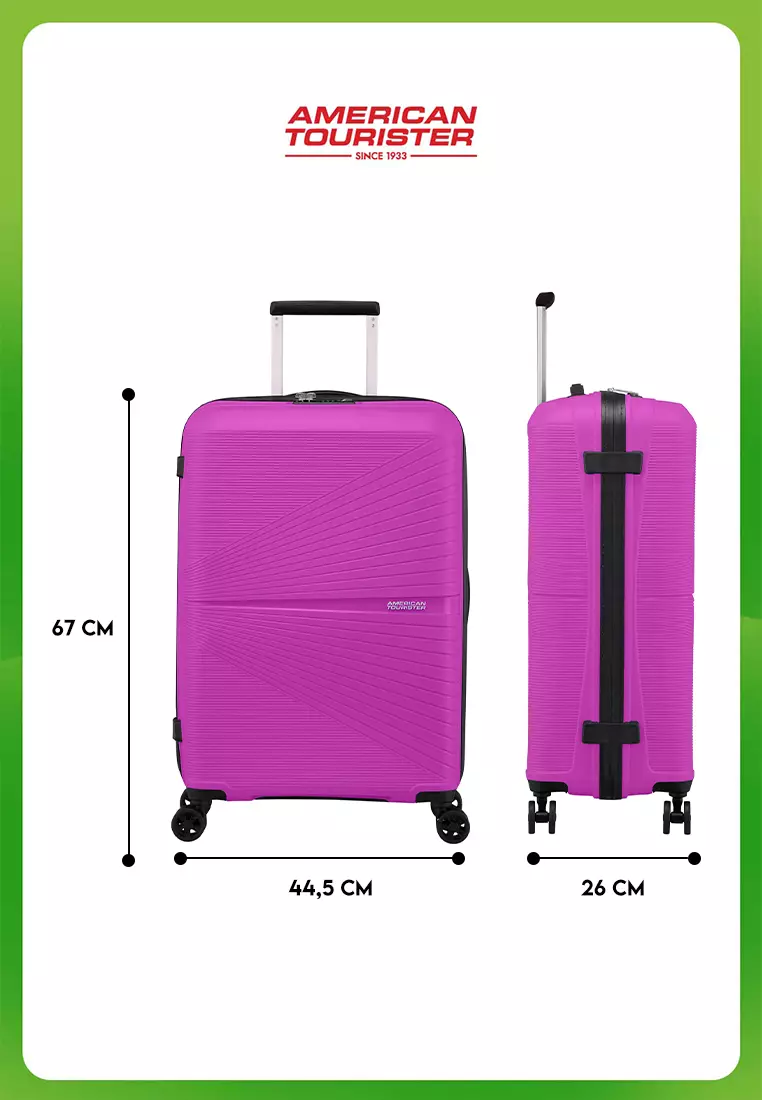 American Tourister Koper Hardcase Airconic Medium24 Inch-Purple Orchid
