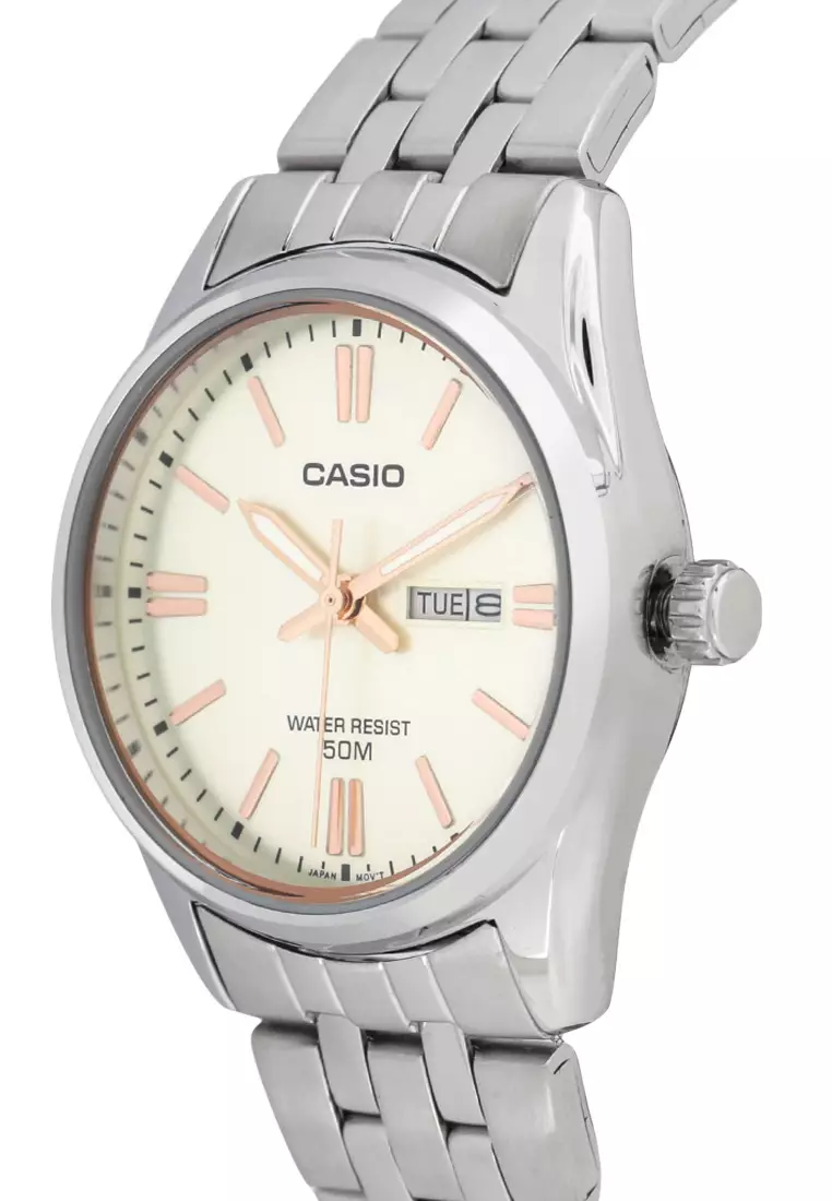 Women LTP-1335D-9AVDF Silver White