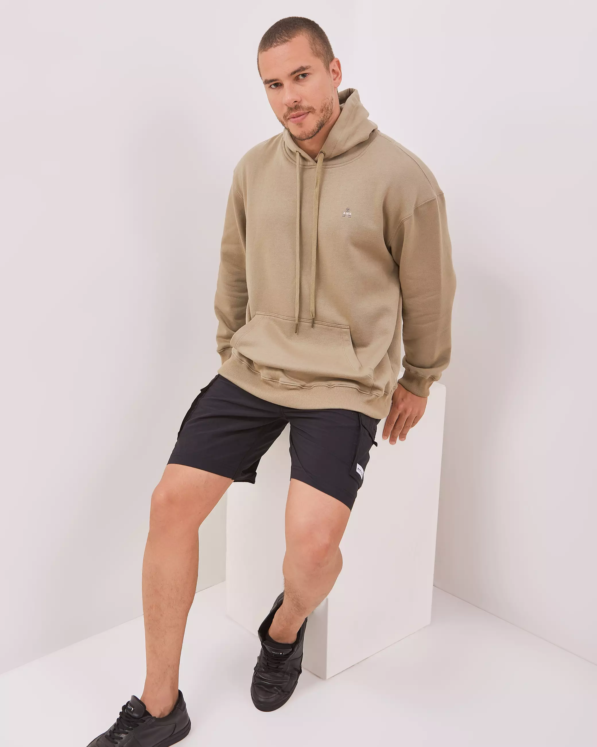 AMK Hoodie Panjang Pria JC Rayder L/S Khaki