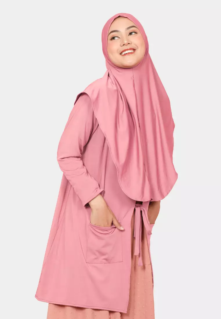 Zelena - Ralisha Outer Hijab | Cardigan Wanita - Pink