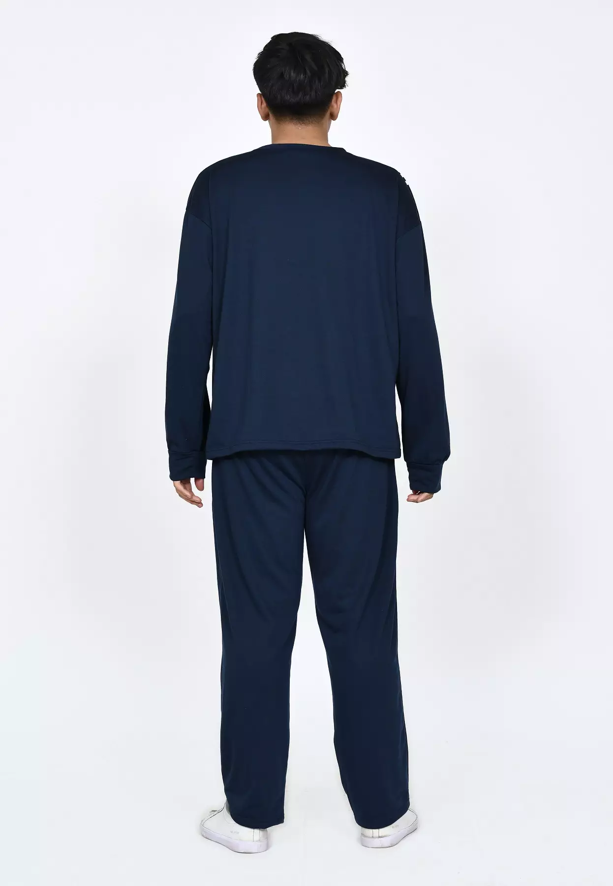 Tristan Set Sporty Wear NAVY- Setelan Training Pria Running Gym Casual Sport