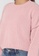 Hollister pink Cozy Crew Neck Sweater 19B33AAC950226GS_3