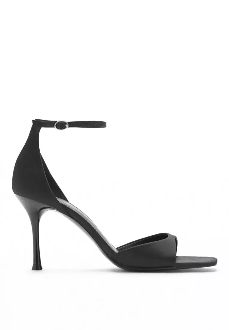 Discount on Mango  shoes - SKU: Heeled Sandals With Buckle Detail