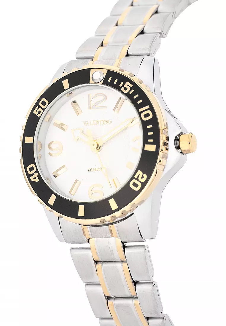 Analog Watch 20122485-Two Tone-White Dial