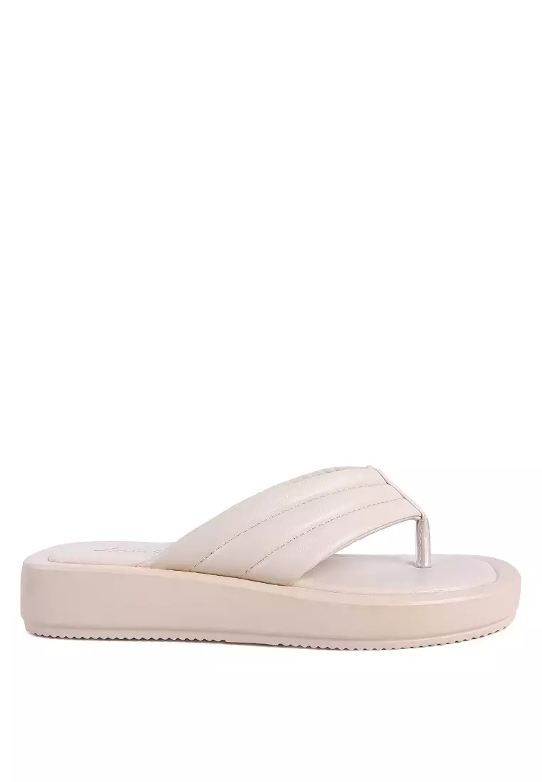 London rag elsa cheap platform sandal