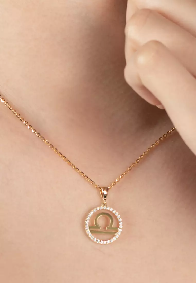 Libra Pendant 14k Gold