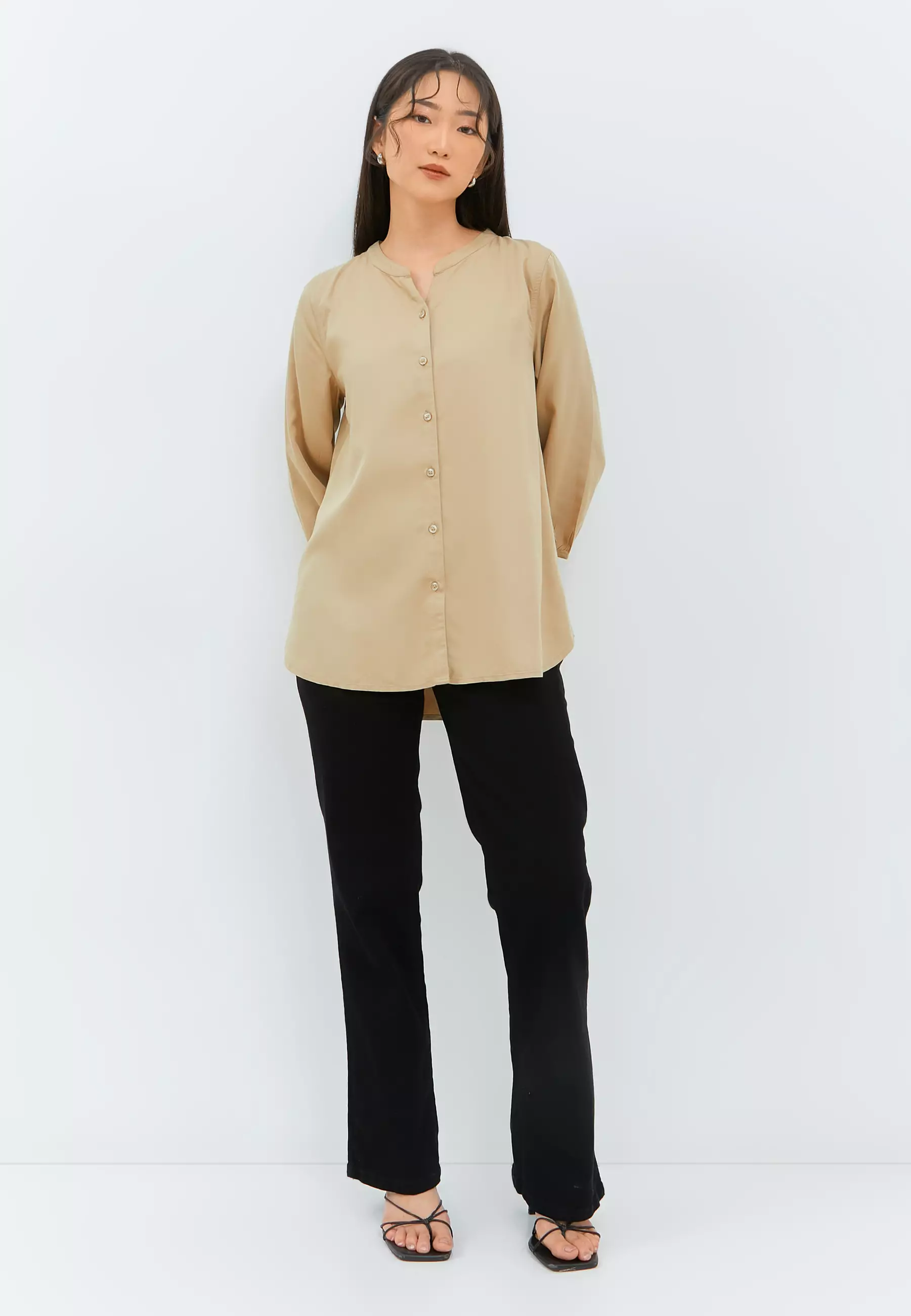 Zendaya Khaki Blouse (G.13106)