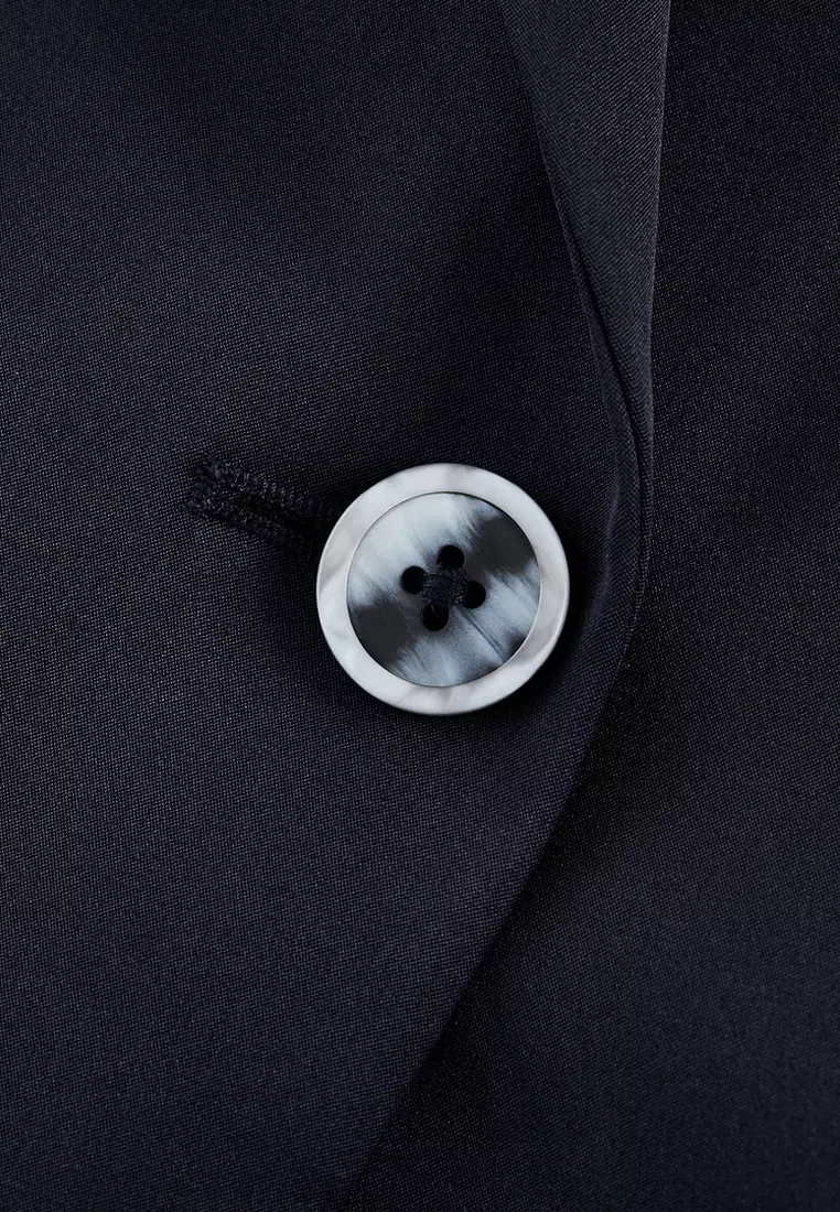 Polyester 合身剪裁西裝外套