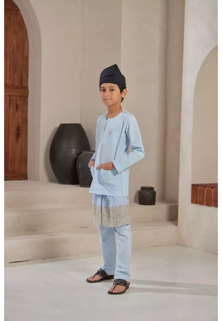 Baju Melayu Moden Teluk Belanga For Kids