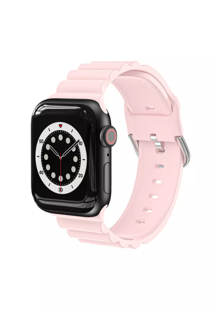 Buy Kings Collection Pink Silicone Apple Watch Band 38MM 40MM