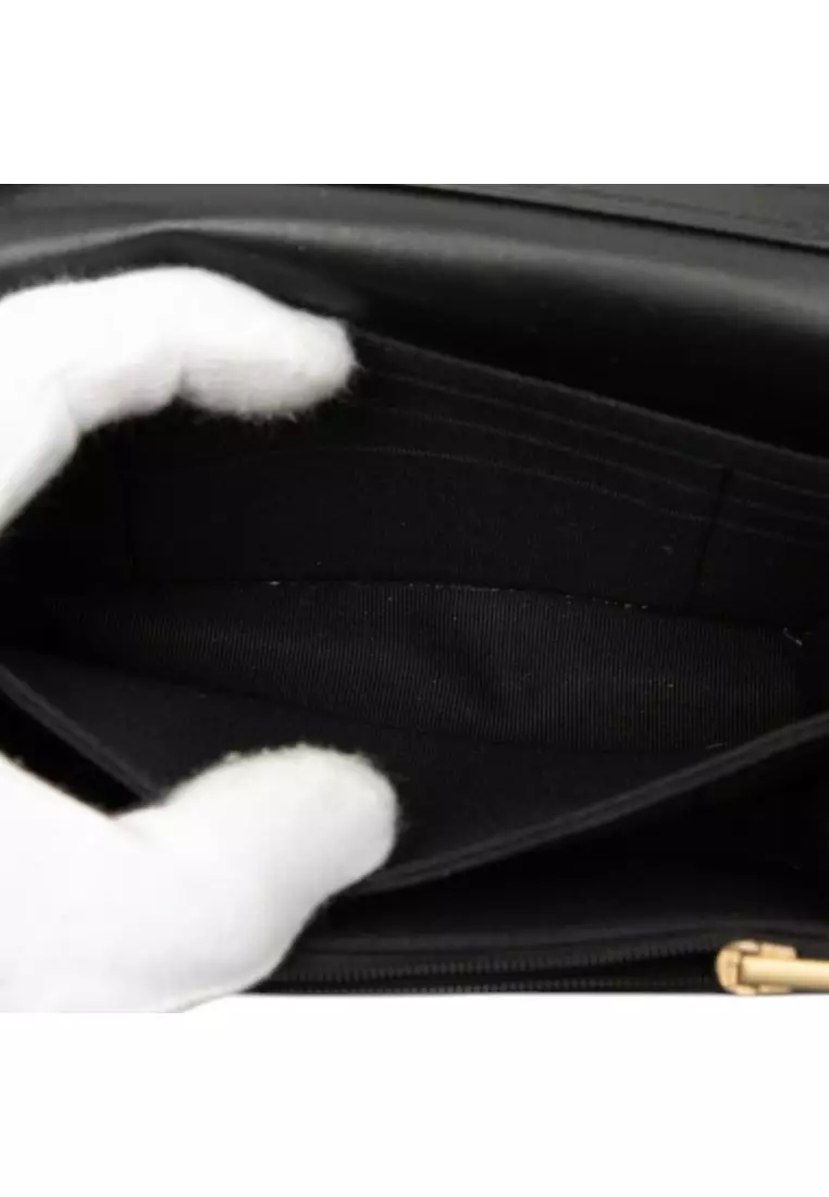 Pre-Loved Chanel Mini Cc Quilted Lambskin Bijoux Wallet On Chain