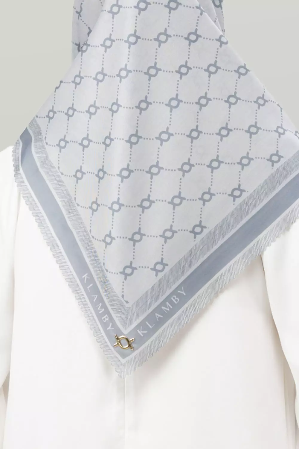 Klamby - Monogram Scarf London Edition Platinum