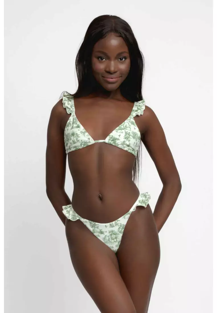 Tessa Ruffled Cheeky Bottoms / Cottage