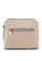 Unisa beige Saffiano Texture Shell Mini Sling Bag 79B1EAC8F6B0CBGS_3