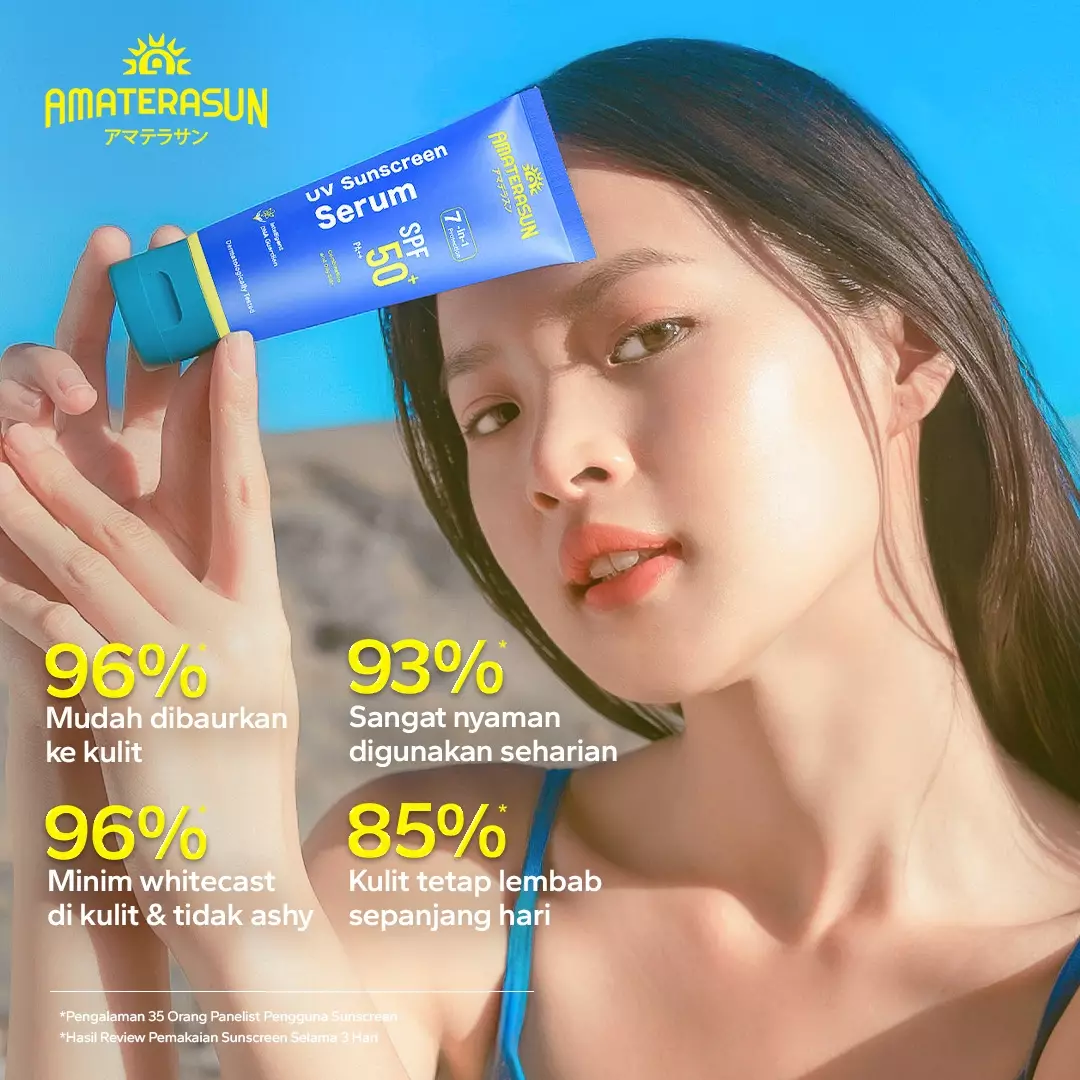 AMATERASUN [REAL SPF Certified] UV Sunscreen Serum SPF 50+ PA++