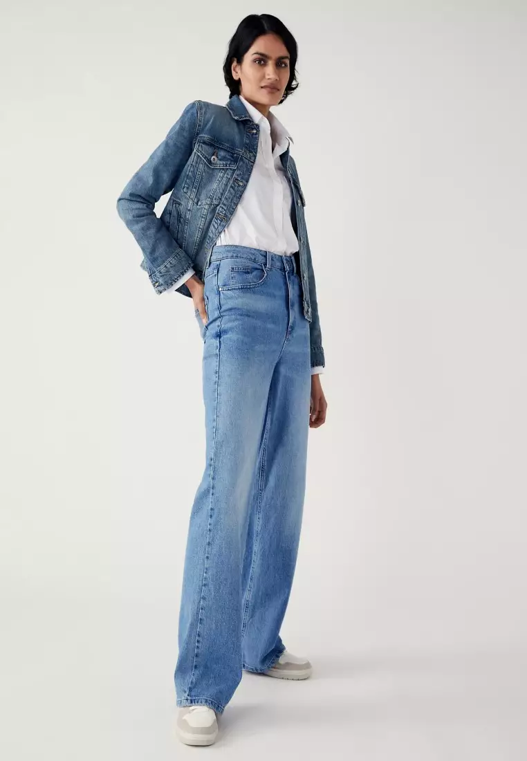 Buy MARKS & SPENCER The Wide-Leg Jeans 2024 Online