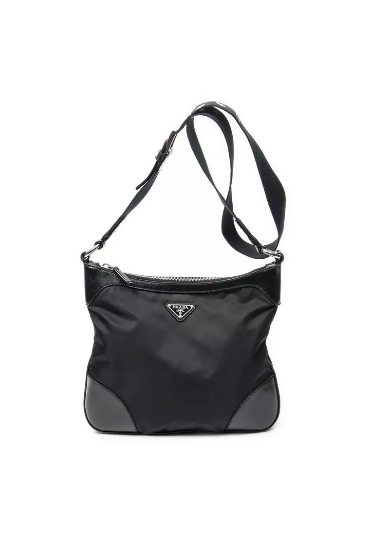 Buy Prada Pre-Loved Zip Messenger 2026 Online | ZALORA