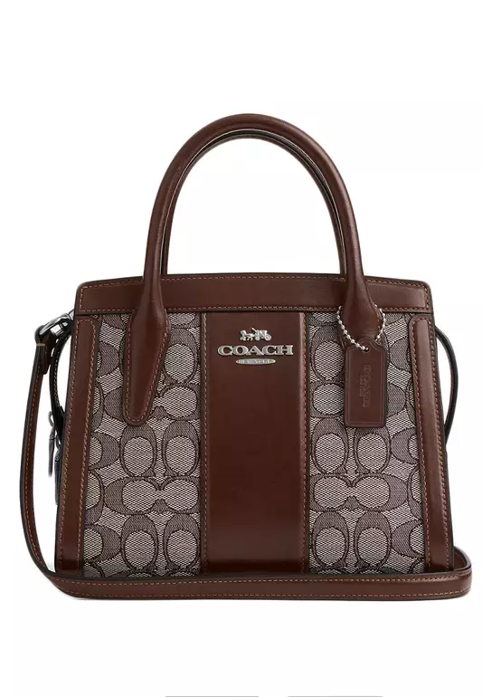 Andrea Carryall Bag In Signature Jacquard - Maple