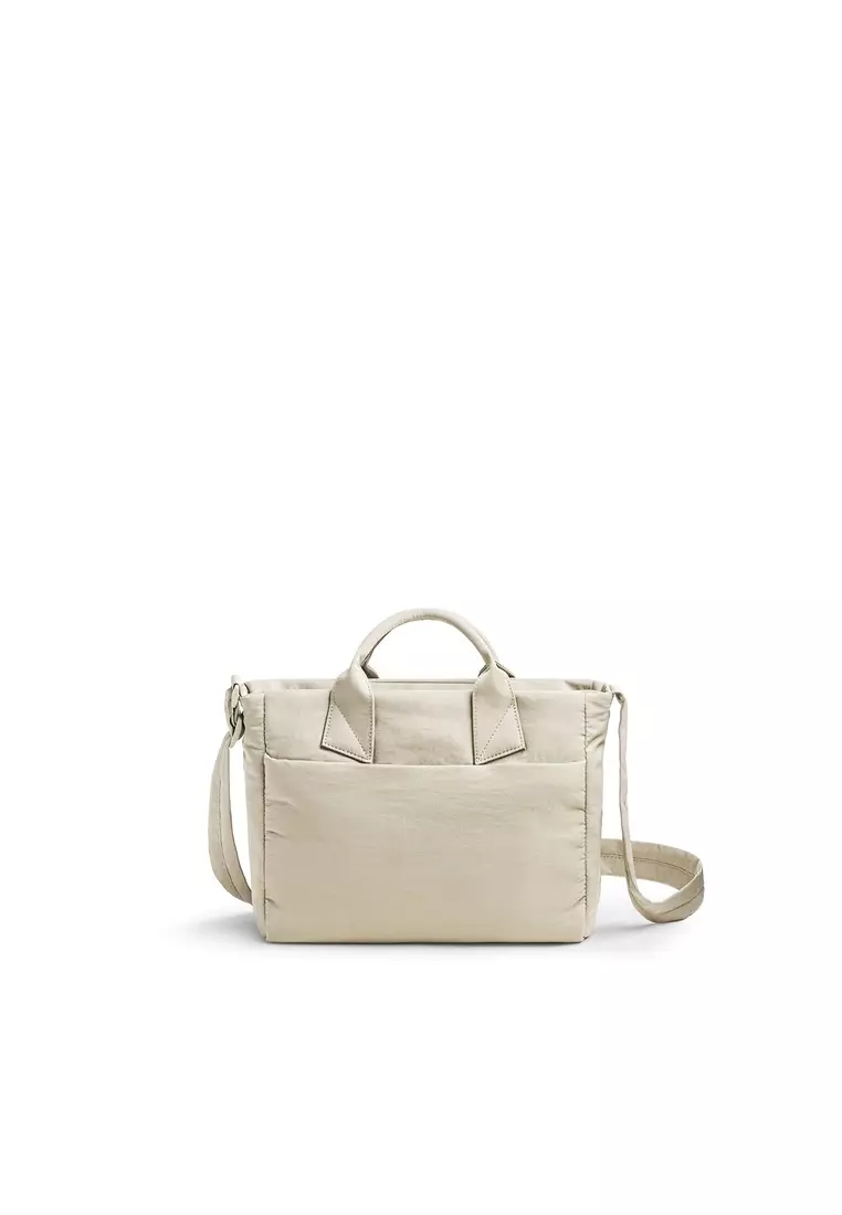 Buy Sometime Poofah Tote Bag - Beige Online | ZALORA Malaysia