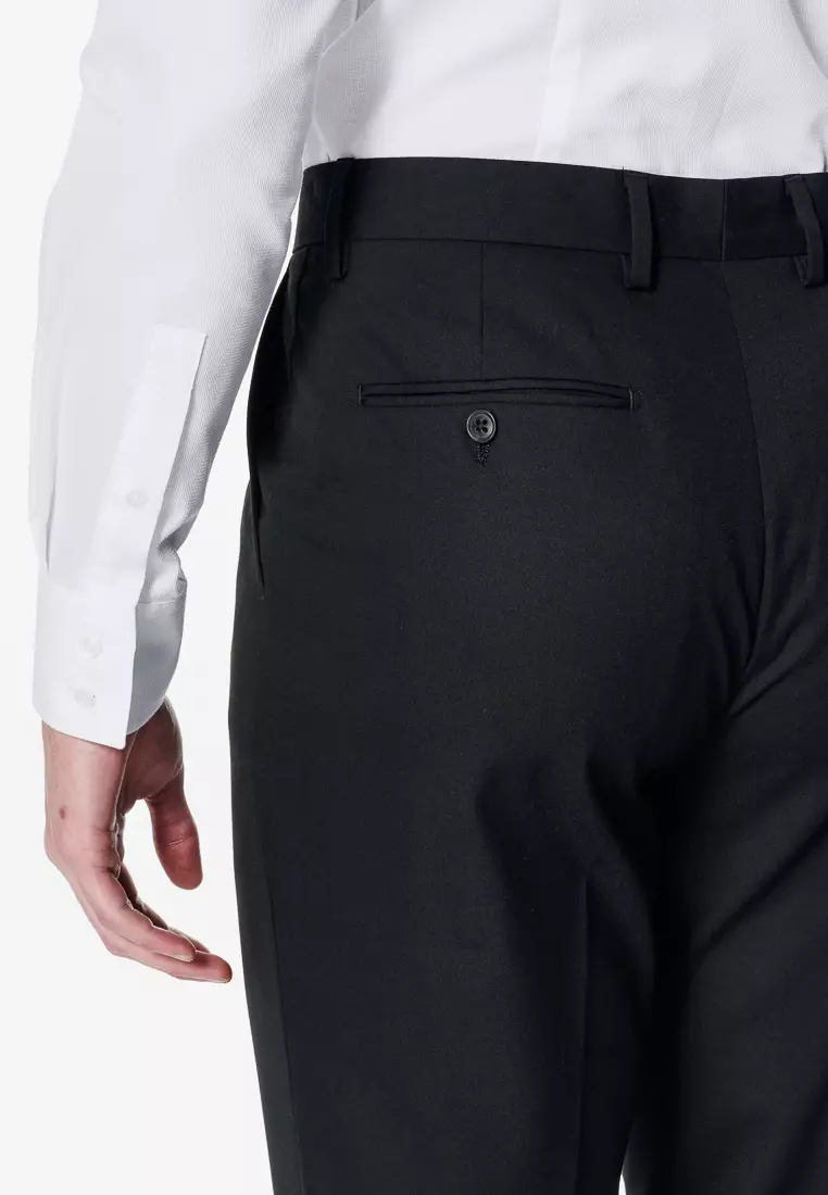 黑色修身版西裝褲(可機洗)