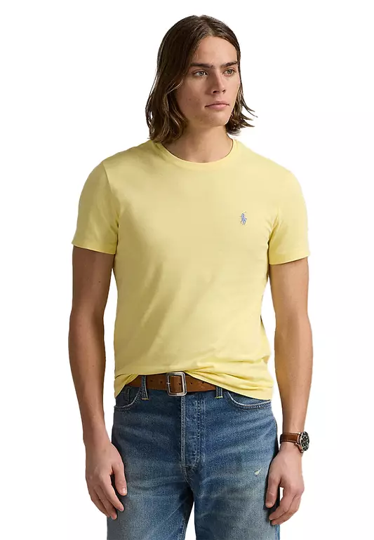 Custom Slim Fit Jersey Crewneck T-Shirt