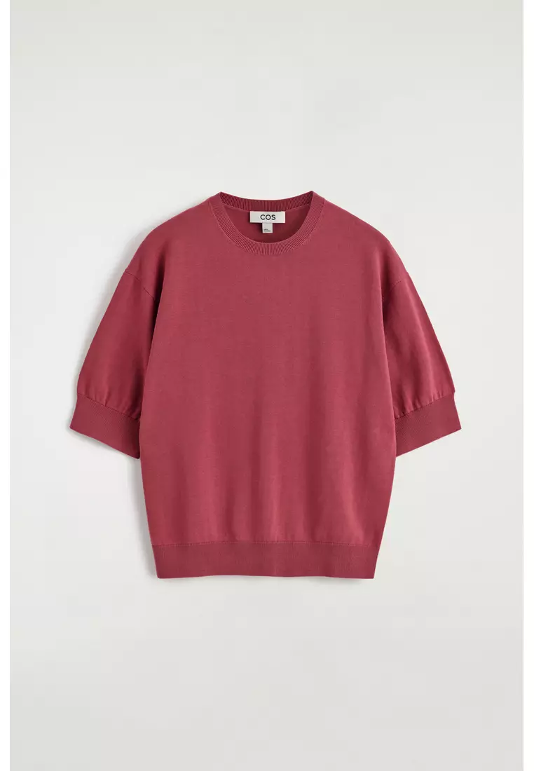 KNITTED COTTON T-SHIRT